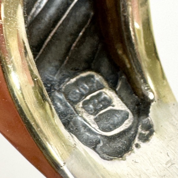 David Yurman Cigar Band Cable Ring .925/14K - Picture 8 of 11